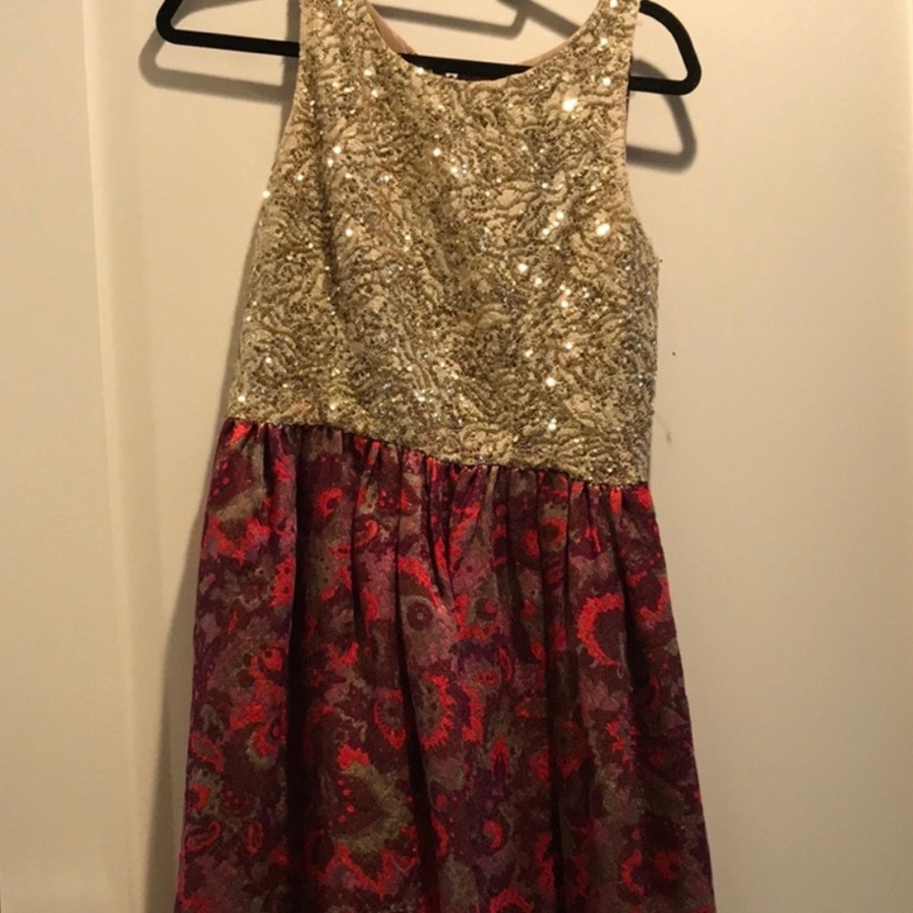 Anthropologie holiday dress
